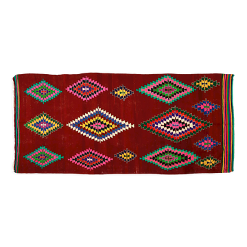 Tapis kilim artisanal d’Anatolie 340 cm x 164 cm