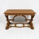 Table de bureau Néorenaissance en chêne 1880-1900