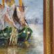 Marine oil on wood
