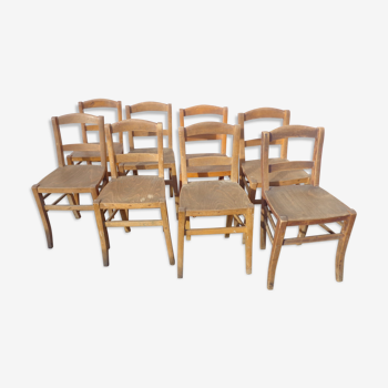 Set 8 bistro chairs