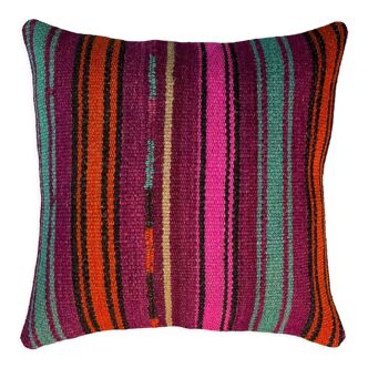 Housse de coussin kilim turc 40 x 40 cm