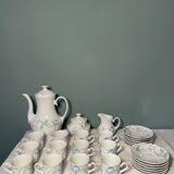 Service à café en porcelaine fine « Laurent » fabrication Italienne