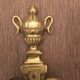 Eleven gilded bronze wall lamps