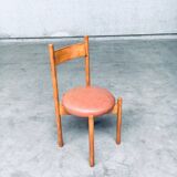 Mid-Century Modern Dining Chairs in the style of Charlotte Perriand, France, 1960s, Set of 4