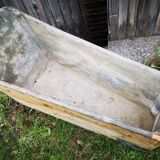Baignoire bois et zinc
