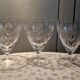 Villeroy and Bosch - 3 Large Antique Glasses - Cut Crystal with Flower Decor