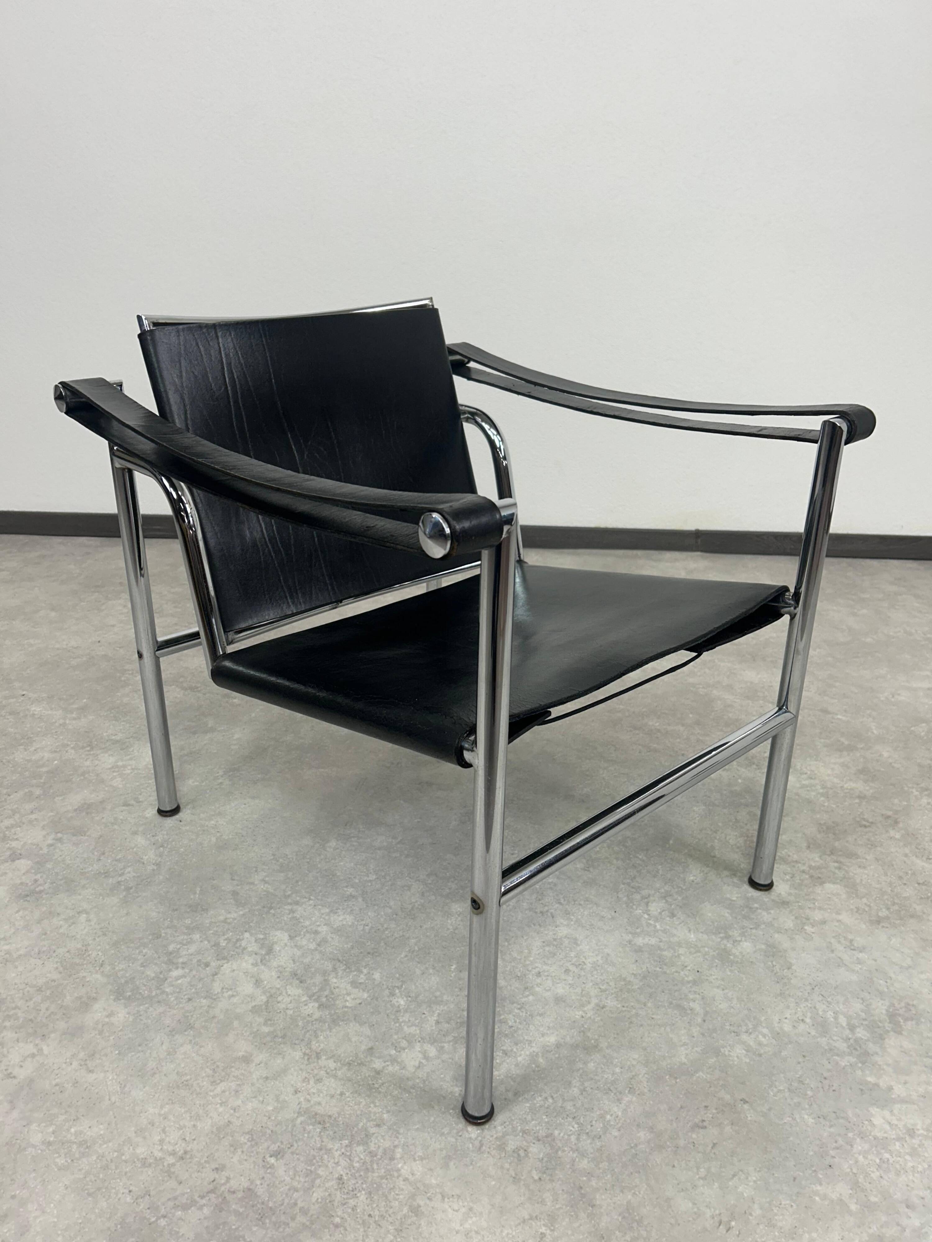 Chaises Bauhaus LC1 par Le Corbusier pour Cassina