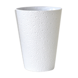 Bernardaud's "foam" vase in Limoges porcelain