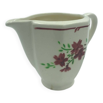 Antique porcelain milk jug Badonviller