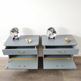 Pair of vintage bedside tables