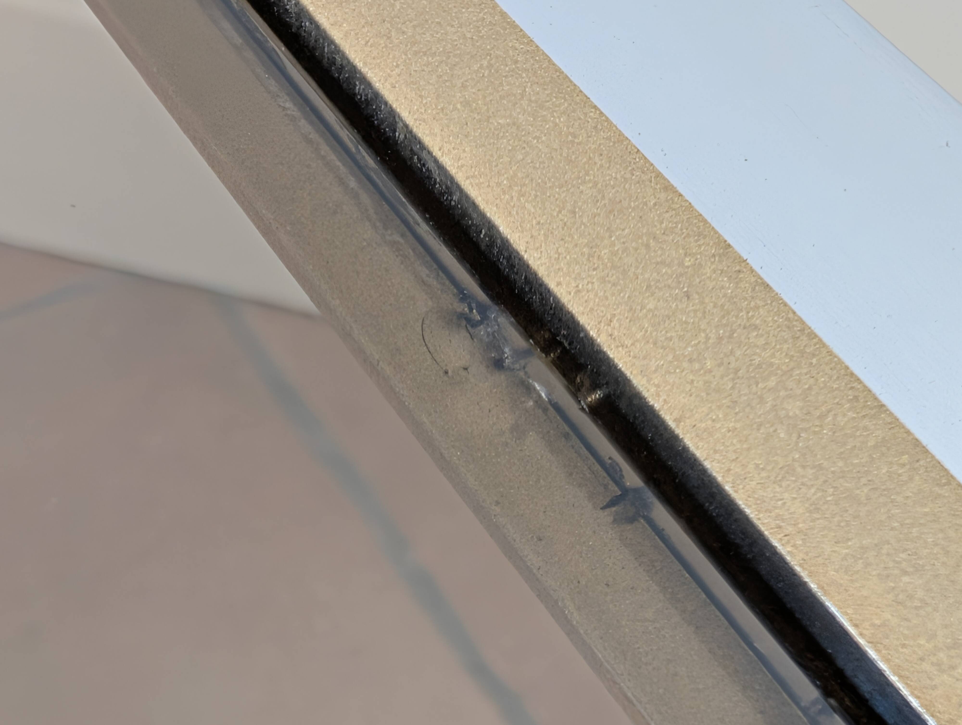 Table basse verre fumé