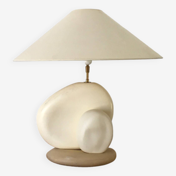 Lampe en céramique de François Chatain vintage années 80