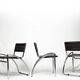 Ensemble de 4 chaises « Lira » de Gae Aulenti – années 1970