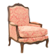 Fauteuil bergère de style Louis XV