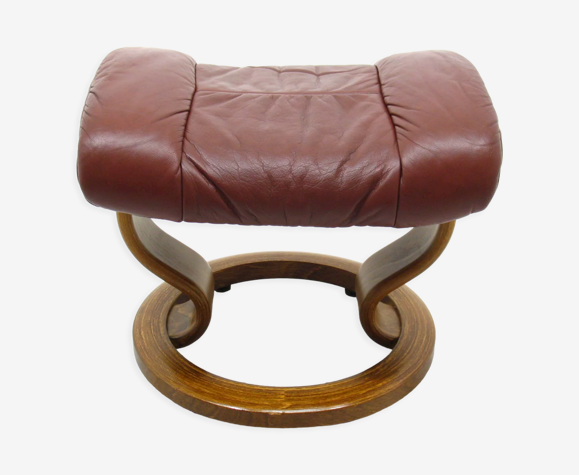 Tabouret brun vintage, années 1980