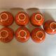 7 orange ramekins Germany