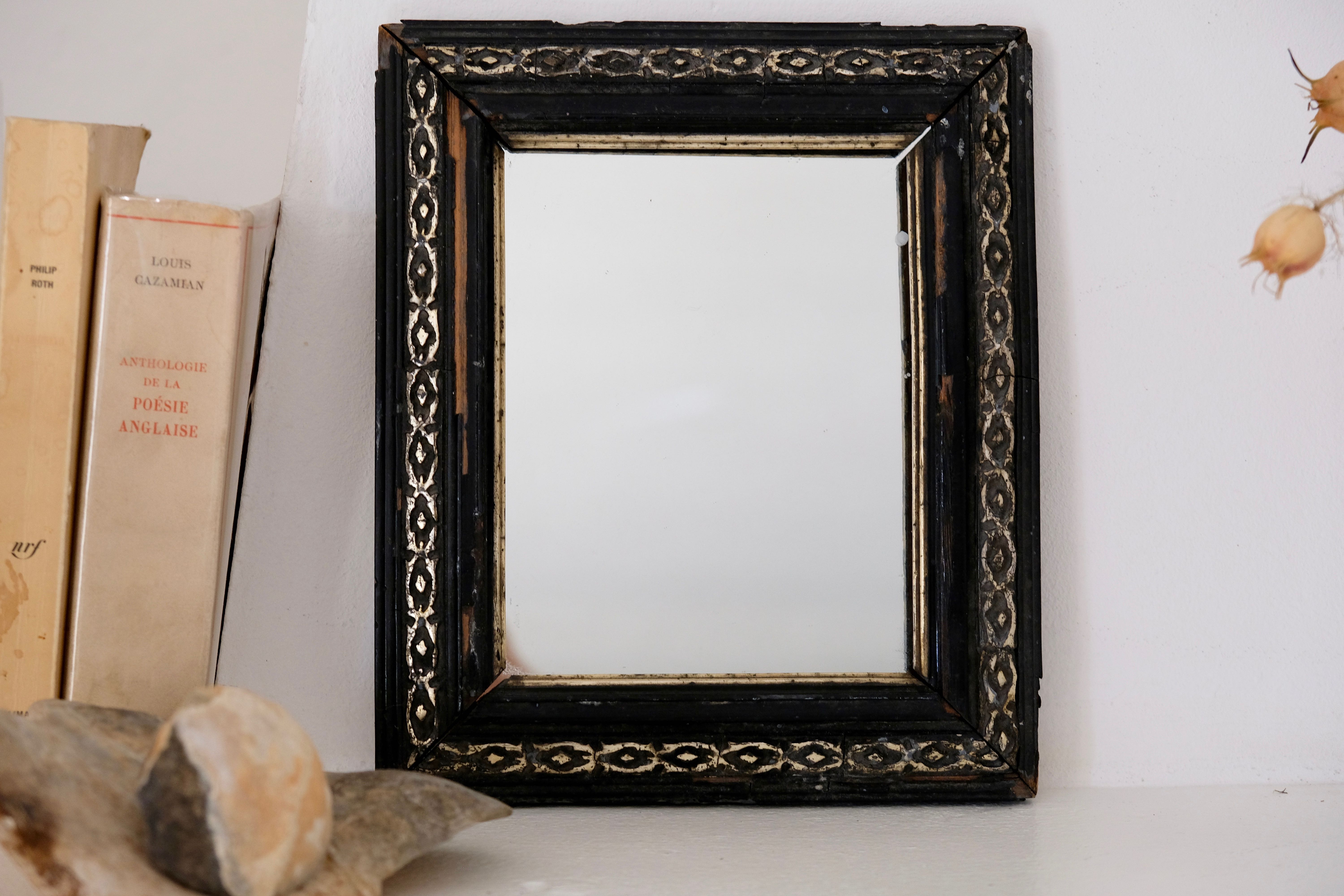 Ancient mirror Napoleon III 19th century