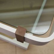 Glass coffee table, Italian design, 1970s, manufactured in Italy