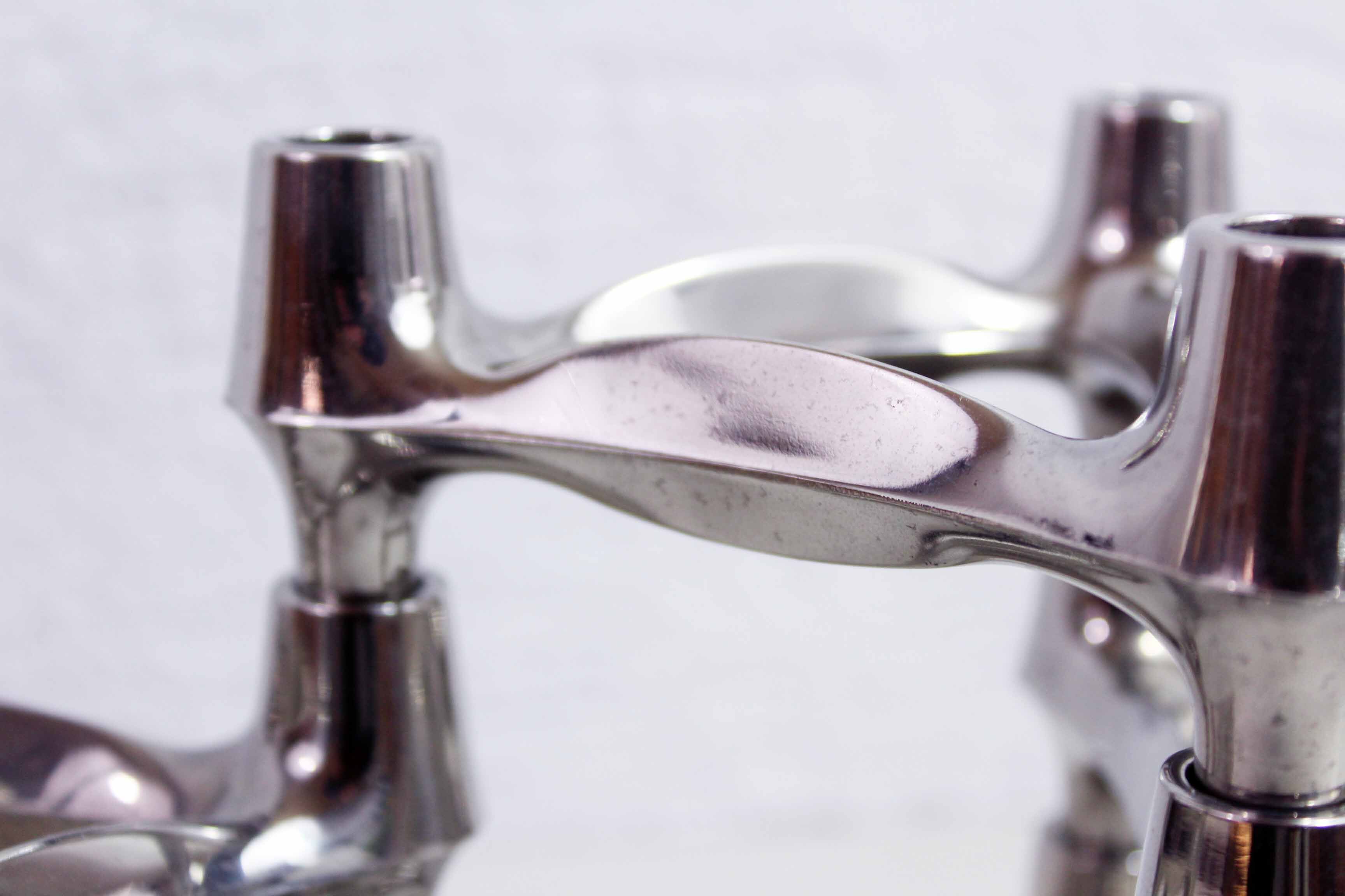 Set of 5 candlesticks modular by Nagel