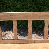 19th 10th wood oak back bench