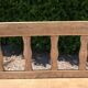 19th 10th wood oak back bench