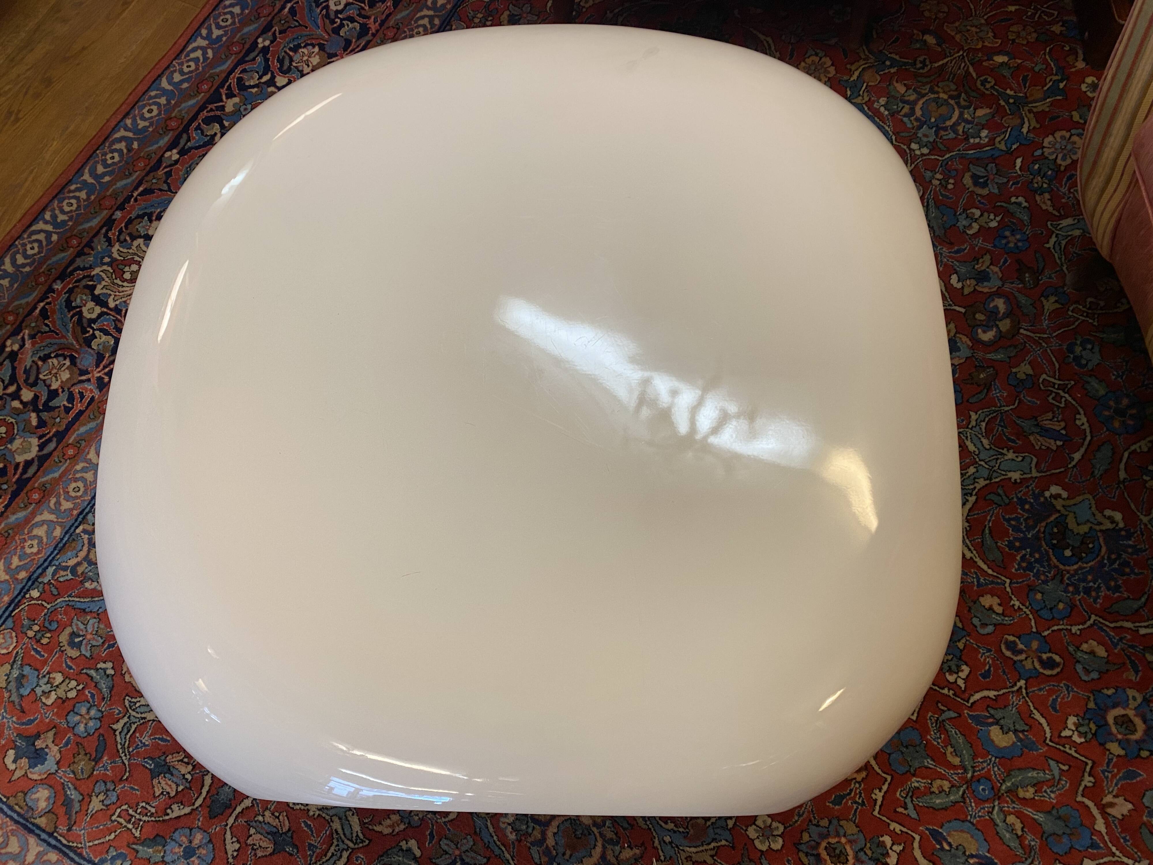 80s fiberglass coffee table