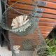Old vintage metal basket