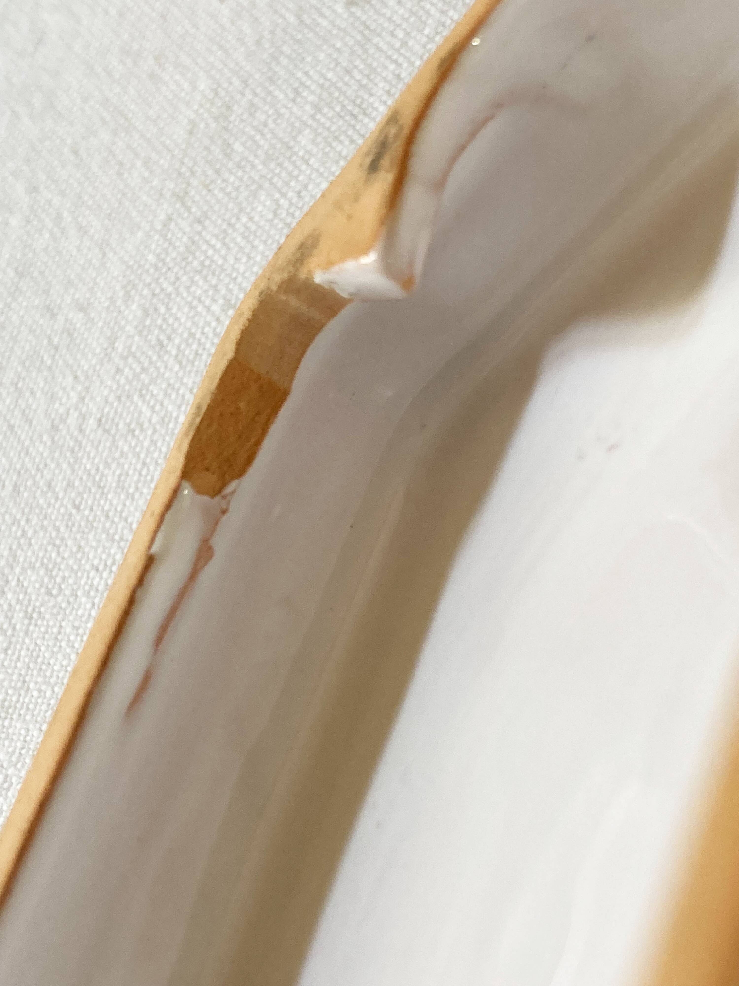 Moustiers earthenware hook / tea towel holder