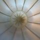 Large Art Deco Skyscraper lamp glass, 12 wide wide opalin glass