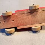 Wooden flatbed truck, antique toy