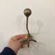Double brass hook