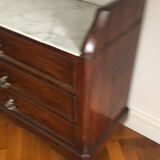 Commode ancienne bois et marbre