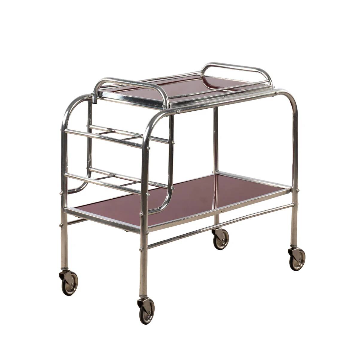 1930s Art Deco Bar Cart by Jacques Adnet