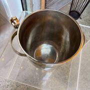 Alpaca champagne bucket from the 1920s with its monopole tongs.