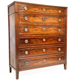 Georgian continental mahogany secretaire bureau