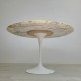 Knoll Eero Saarinen Vintage 1970s Marble Tulip Dining Table