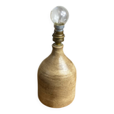 Daris stoneware floor lamp, signed Choulep