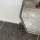 Art Deco mirror in nickel-plated bronze