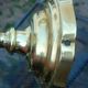 Magnificent pair of golden candlesticks