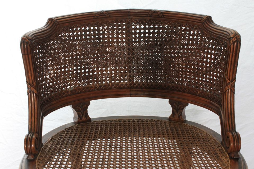 Louis XVI-style canne chair from the late 19th century