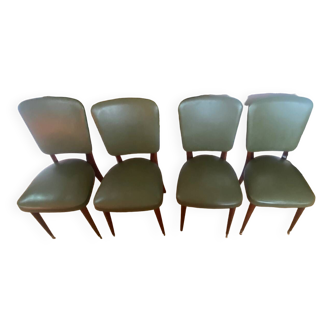 Lot 4  chaises modele baumann