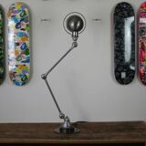 Lampe Jielde industriel Jean Louis Domecq 2 bras vernis brillant