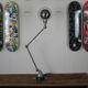 Lampe Jielde industriel Jean Louis Domecq 2 bras vernis brillant