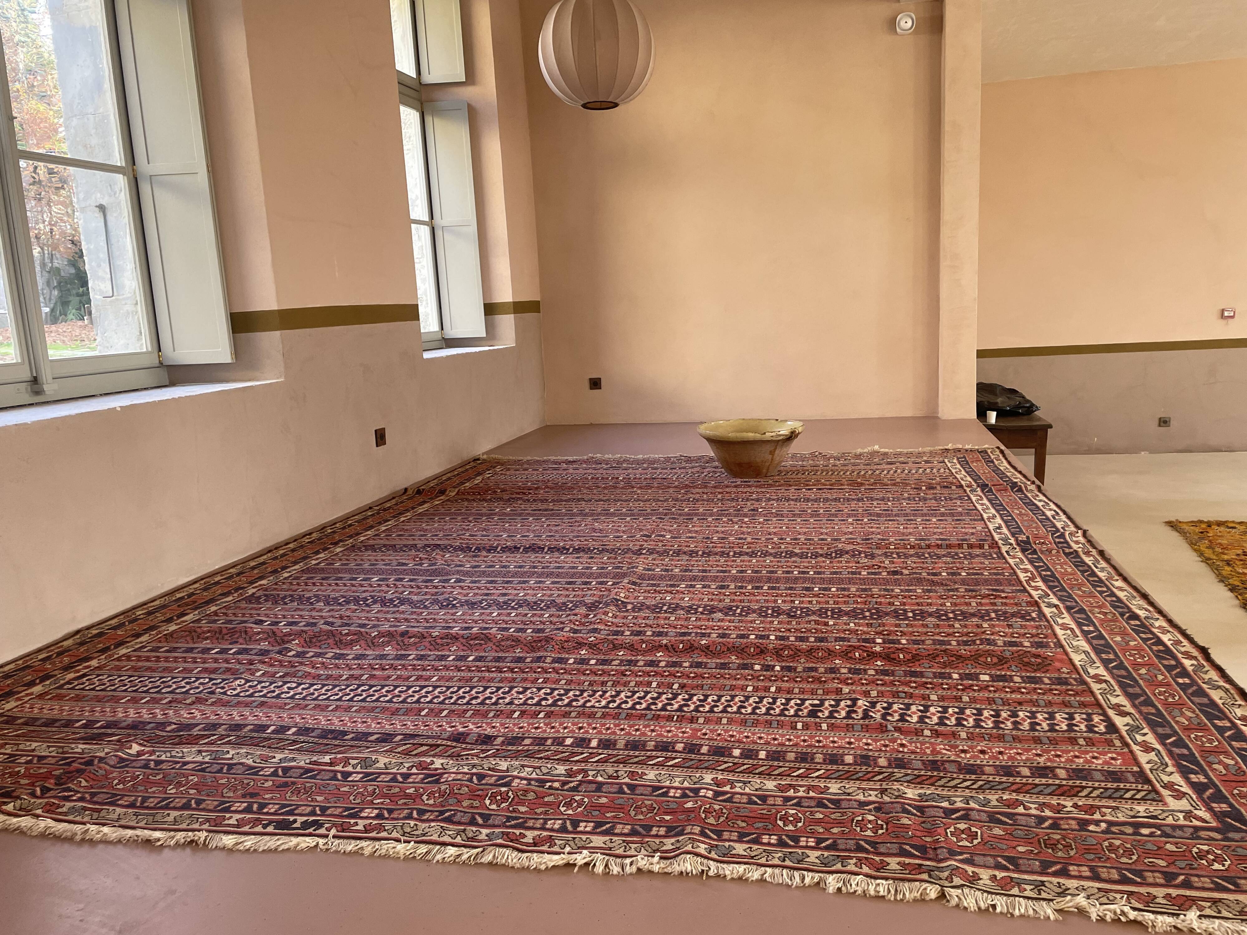 Iranian Kilim rug, 383x290 cm