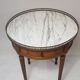Tabel hot water bottle pedestal table Louis XVI style