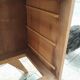 Secrétaire commode ancien vintage pieds compas