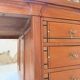 Double-sided walnut counter desk 1900
