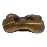 Bronze ashtray by Jacques Lauterbach 1965