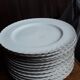 Porcelain dessert plates with cake dish