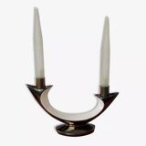 Verceram iridescent ceramic lamp France c.1960